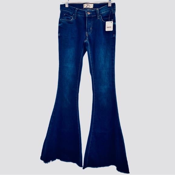 🫸🏿SOLD🫷🏻Free People Denim Super Flare Jeans BNWT - Picture 5 of 15